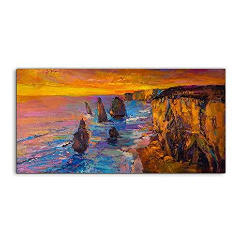 Photo murale acryl art Coloray 120x60cm décoration salon océan et mer