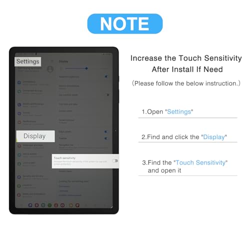 image for SPARIN 2 Pack Screen Protector for Samsung Galaxy Tab A9 Plus 11 Inch 