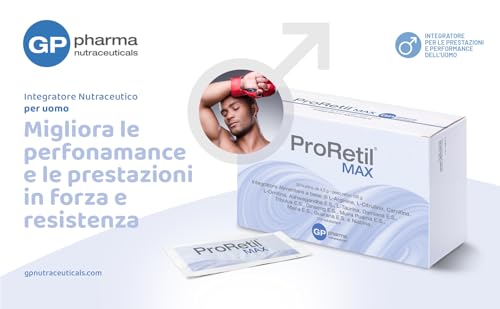 ProRetil® MAX 30 bustine Integratore BLU Stimolante uomo vasodilatatore,alto dosaggio,AUMENTA LIBIDO E VIGORE : Ingredienti attivi naturale. Migliora le prestazioni uomo in forza e resistenza - 3