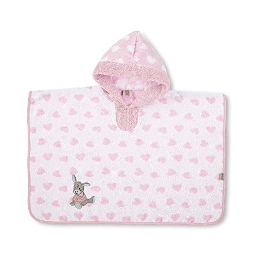 Sterntaler Poncho | Inkl. Kapuze | Esel Emmi Girl Rosa