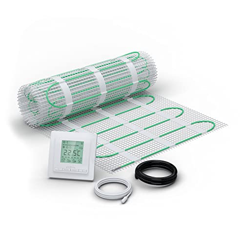 Komplett- Set elektrische Fußbodenheizung BZ- 200 digital/ 9 m²/ 0, 5 m x 18 m