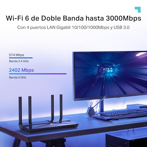 Router TP-Link Archer de Doble Banda Wi-Fi 6 - Imagen 5