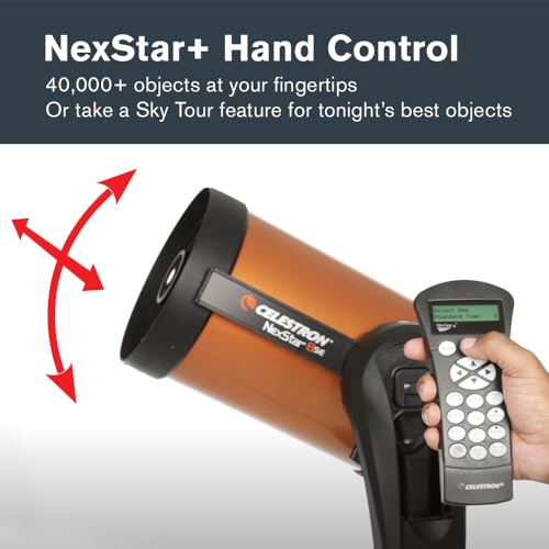 Celestron NexStar 8SE Computerized Telescope – 8-Inch Schmidt-Cassegrain Optical Tube – Fully Automated GoTo Mount with SkyAlign – Ideal for Beginners and Advanced Users – 40,000+ Object Database