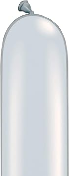 Qualatex 62599 Silver Latex Balloons, 160Q, Silver, Pack of 100