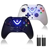 ROTOMOON 2Pack Wireless Game Controller with LED Lighting Compatible with Xbox One S/X, Xbox Series