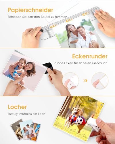 Crenova A3 Laminiergerät mit Papierschneider und Zubehör