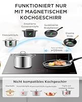 Midea MIH741F238K0 Induktionskochfeld, 4 Kochzonen, 7400W – Ansicht 7