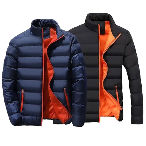 Manteau isolé d'hiver avec veste en duvet pour hommes légère
