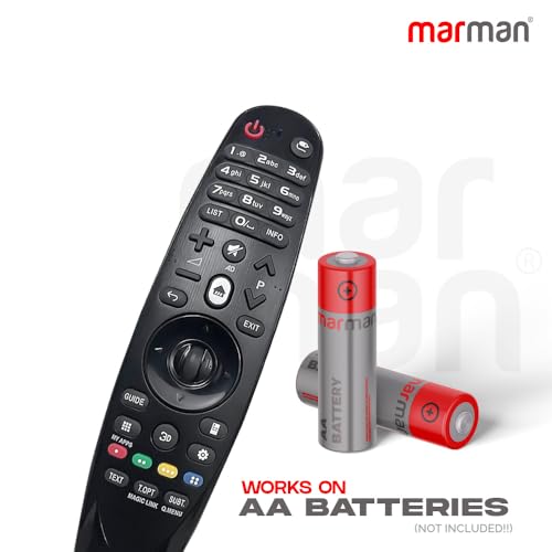 Image of marman Compatible with LG Tv Remote Control Original Model AN-MR600 AN-MR650 AKB74495301 AKB74855401 Suitable for Smart 4K LED OLED Television Non Voice Command - Not Support Mouse or Scroll Feature