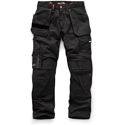 Pantalon de travail Scruffs Trade Holster noir pour artisans