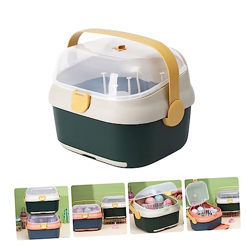 Boîte de rangement scellée pour biberons avec égouttoir - 4