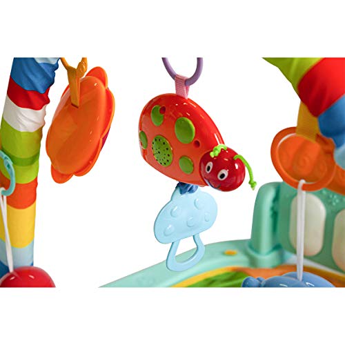 Tapetinho com Mobile Pianinho Musical Melodia Azul Baby Style