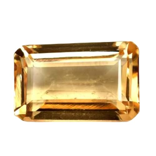 Citrine naturelle de prestige GH_NAT_08016, gemme de taille rectangulaire pour joaillerie