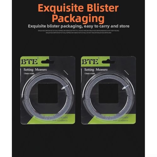 Règle adhésive en acier au carbone avec échelle inversée pour établi, machine, table, mur, outil de mesure (D) – vue 6