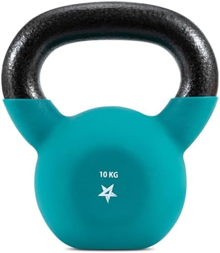 Yes4All 2-20kg Kettlebell in ghisa con rivestimento in neoprene, ...