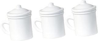 NUSITOU Brinquedo Para Enxaguatório Bucal 3 Peças Copos Vintage Brinquedos Em Miniatura Mini Decoração Brinquedo De Fingir Caneca Matinal Mini Caneca De Café Brinquedos De Cozinha