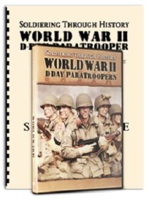 DVD Soldiering Through History World War II D-Day Paratroopers Book