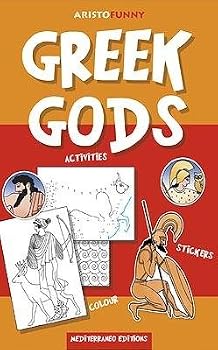 School & Library Binding Greek Gods Sticker and Activities Book
