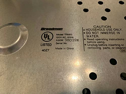 Heavy Duty Belt for Breadman Bread Maker Model TR560 TR560K only