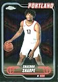 2024-25 Topps Chrome #25 Shaedon Sharpe Portland Basketball Card - Sportscard Superstore