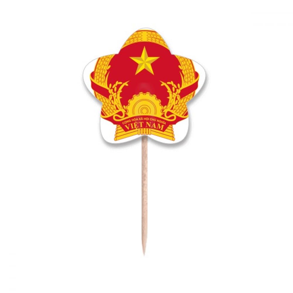 Piques à cupcakes Vietnam pour offrir aux passionnés de cuisine du monde