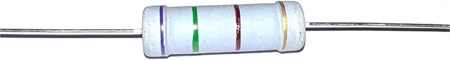 10Pcs 5W Carbon Film Resistor 5% 2R4 24R 240R 2K4 24K 240K 2.4 24 240 R K Ohm 1R-1M(CF 5W 22K 10pcs)