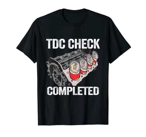 TDC Check Completó Bromas Divertido Diciendo Mecánico de Servicio de Coches Camiseta