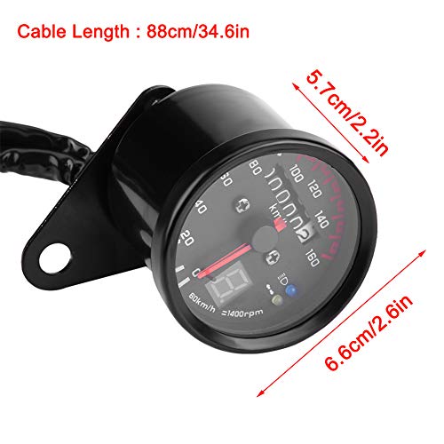 KIMISS Tachimetro moto, tachimetro digitale