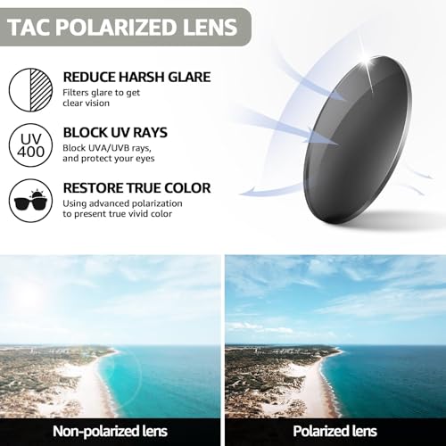 TJUTR Polarized Sunglasses for Women with Wrap Around Butterfly Design, Trendy Jackie-O Style for UV400 Protection4