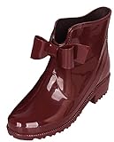 Forro de alta calidad: estos botines de agua para mujer tienen un forro de algodón de una sola capa de alta calidad, para mantener los pies secos, el pie no se desliza fácilmente en su interior.