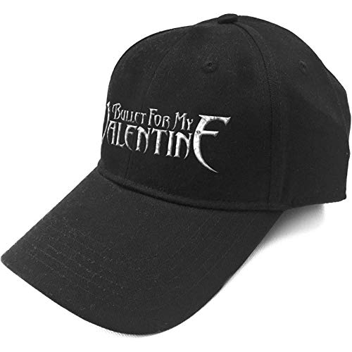 Bullet For My Valentine Baseball Cap Silver Band Logo Official Black Strapback