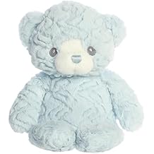 Aurora Snuggly Huggy BearTM Baby Stuffed Animal - Comforting Companion - Imaginative Play - Blue 9 Inches