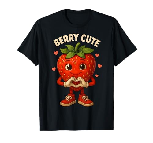 Strawberry Berry Cute Funny Fruit Camiseta