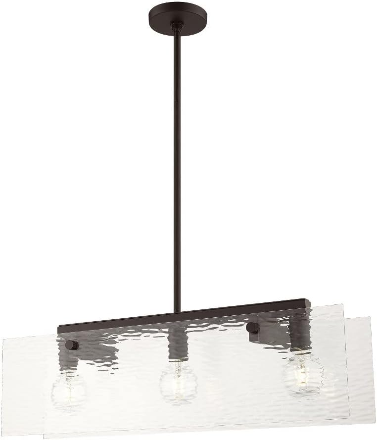 Livex Lighting 45623-07 3 Light Bronze Chandelier