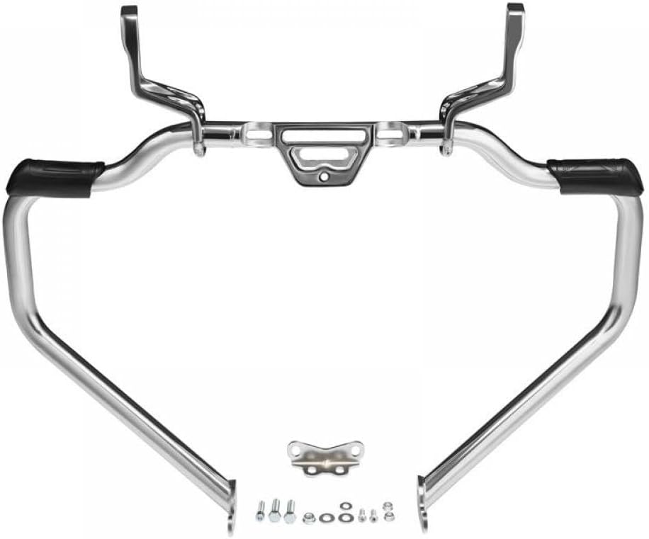 Mustache Engine Guard Fairing Mount Bracket Compatible with Low Rider ST 2022-2024 Motorcycle(Black)