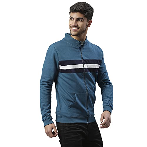 Image of High Star Clothing Men's Fleece Colorblock Hooded Sweatshirt 49