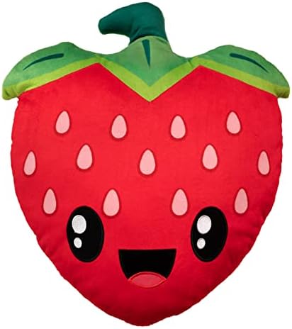 Scentco Smillows - Scented Stuffed Plush Pillows (Strawberry) - Accent, Throw, Decorative Pillows - Kids Room Decor, Gift for Kids