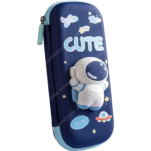 Image of Pencil Case, Cute Cartoon Pencil Pouch 3D Embossed Design Novelty Pencil for Case Gift for Students Kids (Cute Small Pouch)