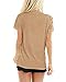Pfvkeree Womens Cute Bee Graphic Tee Shirts Short Sleeve Let It Bee Funny Letter Print Summer T-Shirt Tops Z-Khaki