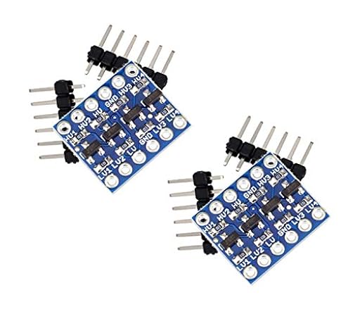 TECNOIOT 4 Channel IIC I2C Logic Levels Converter Bi-Directional Module 5V to 3.3V (2pcs) | Ya disponible en tu tienda friki favorita! En mundofriki.es!