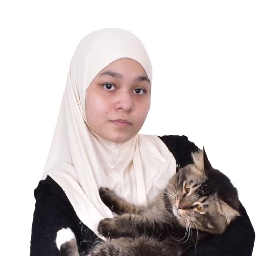 Handmade Mu LAN Song Nur Hijab | Girls Kids 1 Piece Scarf | Practical Daily Headscarf | Instant Ready to Wear3