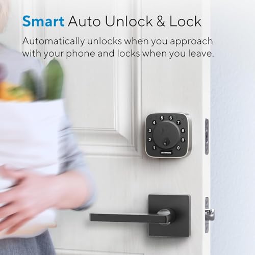 Image of ULTRALOQ Upgrade Bolt NFC Smart Door Lock, Built-in WiFi Deadbolt 6-in-1 Keypad Keyless Entry Door Lock & Door Sensor,Auto Unlock,IP65 Waterproof,Easy Installation,BHMA Grade AAA