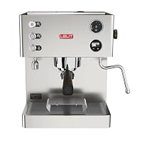 Lelit Elizabeth Kaffeemaschine - Mit Milchaufschäumer und Dual Boiler System - Silber – Ansicht 1
