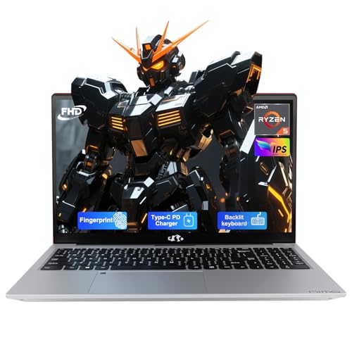 NIMO 15.6'' IPS FHD-Laptop, 8GB RAM 256GB SSD AMD Ryzen...
