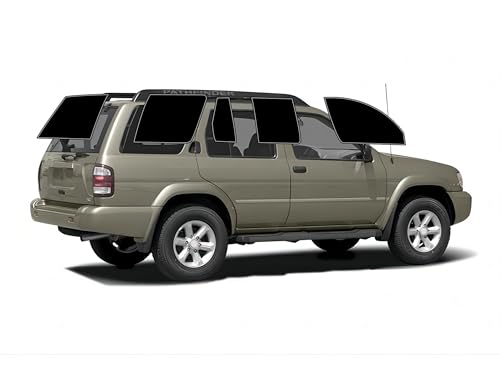 AUTOTEK Precut Windows Tint Film All Sides Cars Sun Blocking Protection Privacy Anti Shatter Glass 2 Ply Film Any Tint Shade kit for Nissan Pathfinder 1996-2004