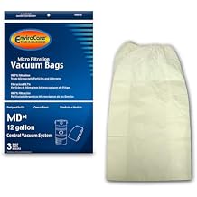 EnviroCare Replacement Vacuum Bags for Modern Day 12 Gallon Central Vacuums 3 Pack