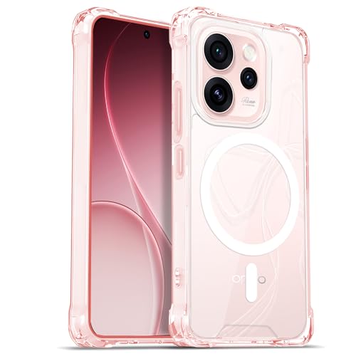 Image of AESTMO Clear Back Cover for Oppo Reno 15 Pro Mini 5G | 360 Protection | Transparent Back Cover for Oppo Reno 15 Pro Mini 5G (PC + TPU, Compatible with MagSafe Accessories, Transparent Bumper)