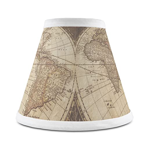 Rnk Shops MI-LAMP-SHADE-S+1315699 Vintage World Map Chandelier Lamp Shade cover