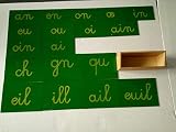 Montessori Store Phonèmes Rugueux avec boîte