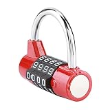 abrir candado master 4 digitos 【CONFIGURACIÓN DE CONTRASEÑA COMBINADA】 La combinación de contraseña de marcación de 4 dígitos y dígitos puede mejorar la seguridad, y la combinación de 4 dígitos es fácil de recordar y restablecer. El candado de contraseña le permite establecer su propia combinación de contraseña.
